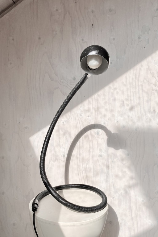 Vintage Hebi Snake Table Lamp By Isao Hosoe For Valenti Luce