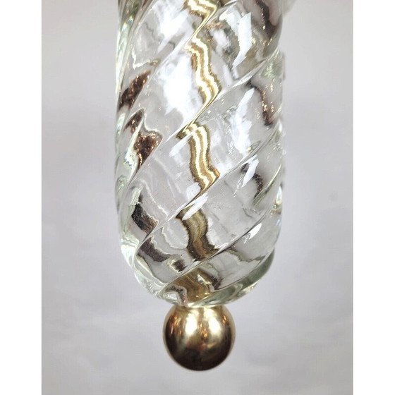 Image 1 of Italiaanse plafondlamp in Murano glas, Mid Century, 1950