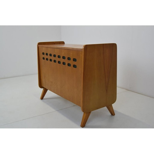 Vintage houten dressoir, Tsjecho-Slowakije 1960