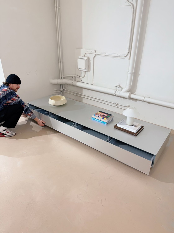 Image 1 of Mdf Italia Aluminium Low Board