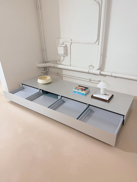 Image 1 of Mdf Italia Aluminium Low Board