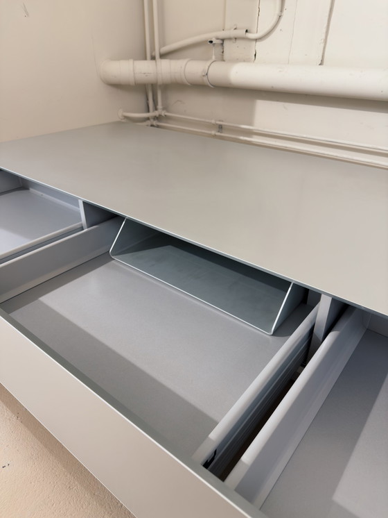 Image 1 of Mdf Italia Aluminium Low Board