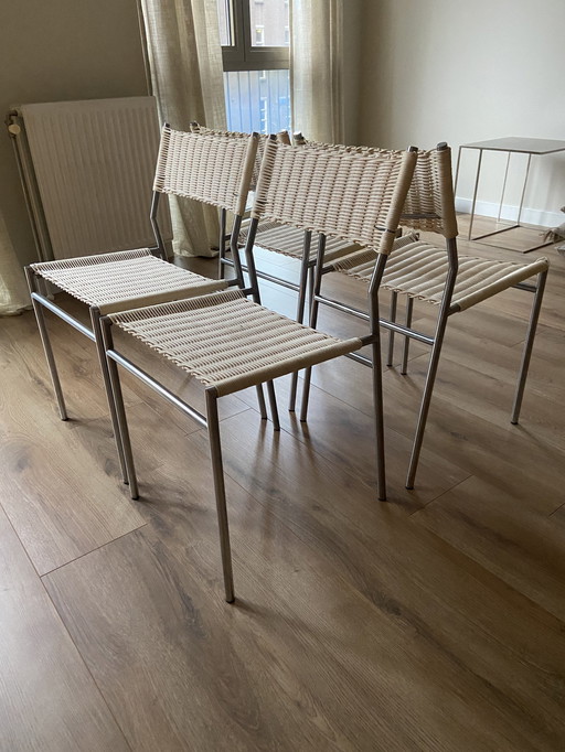 4 X Spectrum Pitriet Eetkamerstoelen 