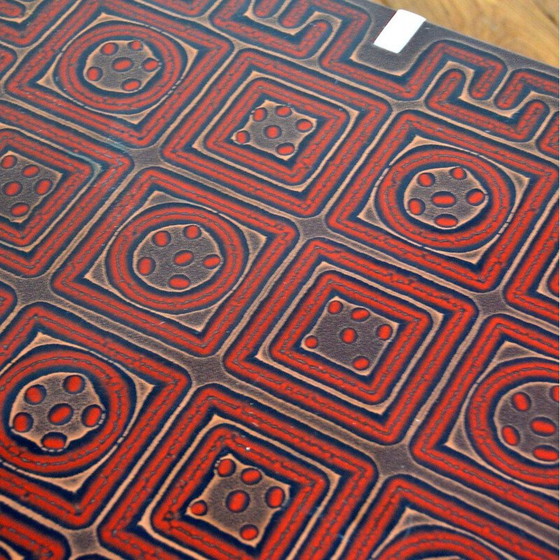 Image 1 of Vintage verchroomd metalen salontafel, 1970