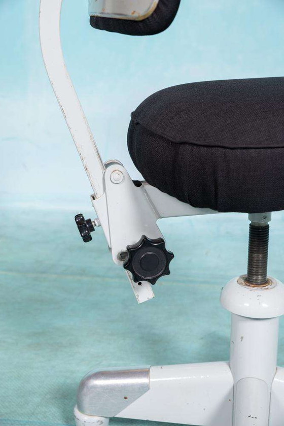 Image 1 of Gispen vintage bureaustoel jaren 60, industrieel Hoffmann