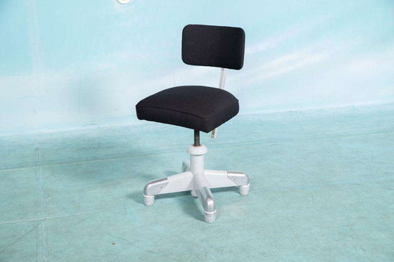 Image 1 of Gispen vintage bureaustoel jaren 60, industrieel Hoffmann