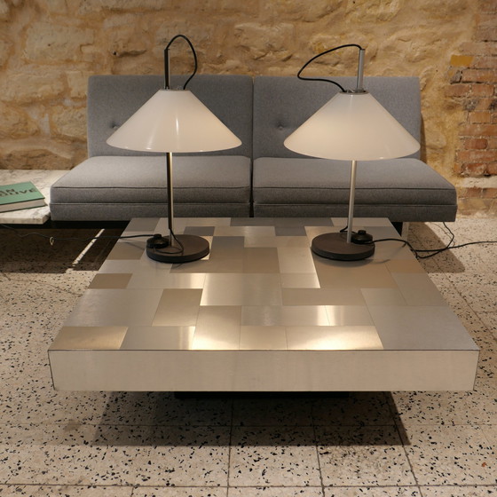 Image 1 of Paar tafellampen, model Aggregato van Enzo Mari en Giancarlo Fassina, 1970, Vintage