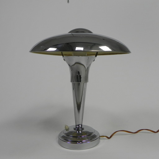 ART DECO BUREAULAMP, CHAMPIGNONLAMP