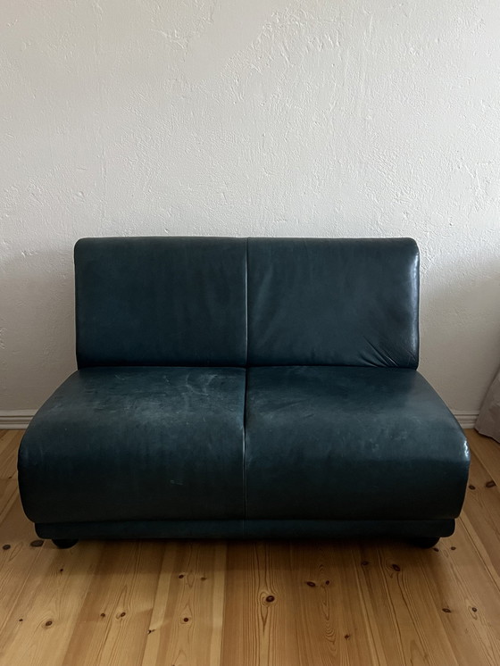 Image 1 of Vintage Laauser modulaire leren bank