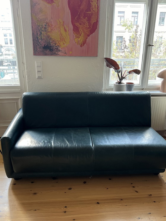 Image 1 of Vintage Laauser modulaire leren bank