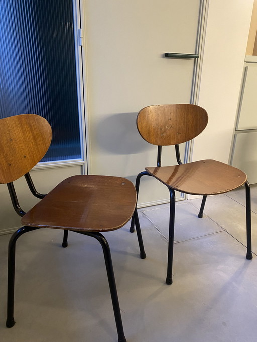 6 Vintage Stoelen