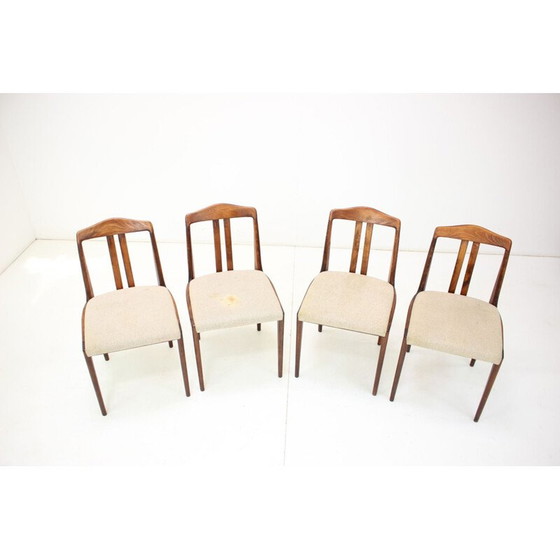 Image 1 of Set van 4 vintage eetkamerstoelen van Drevotvar, Tsjecho-Slowakije 1970