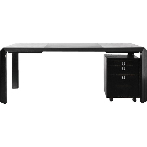 Image 1 of Vintage eikenhouten Talete bureau door Pierluigi Ghianda en Gabrielle Regondi voor Rosenthal GmbH