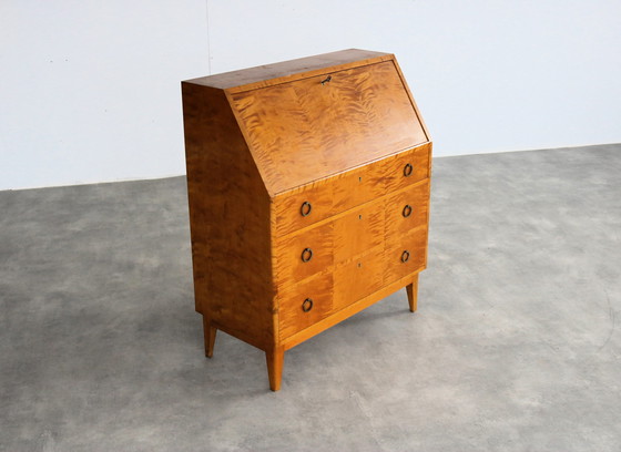 Image 1 of Vintage Zweedse Secretaire