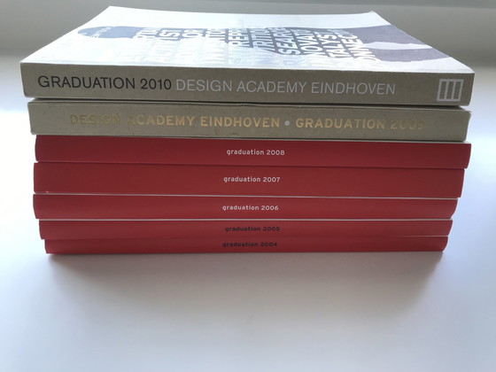 Image 1 of 7 x Books Design Academy Eindhoven Graduation 2004 t/m 2010