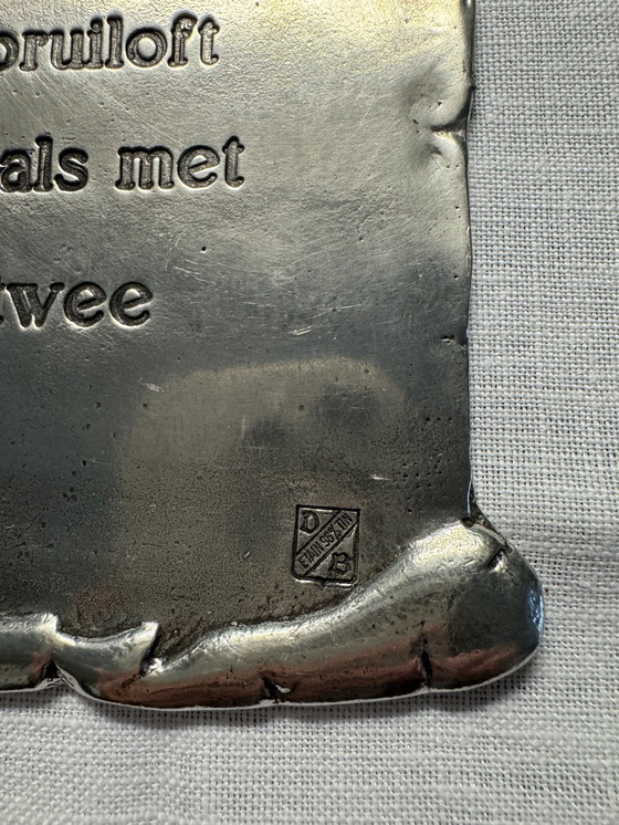 Image 1 of Gegraveerd Perkamentje In Tin