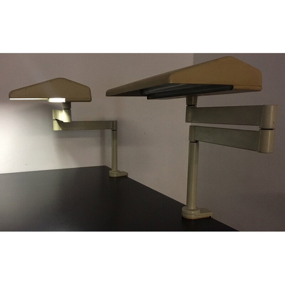 Image 1 of Set van 2 vitnage lampen "LT100LN" van Herman Miller - jaren 1960