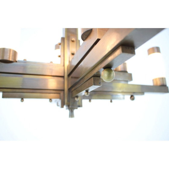 Image 1 of Grote heldere en eenvoudige vintage plafondlamp van Bauhaus, 1930