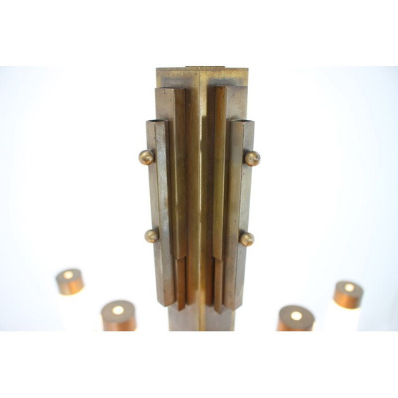 Image 1 of Grote heldere en eenvoudige vintage plafondlamp van Bauhaus, 1930