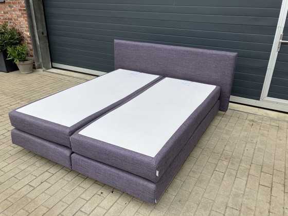 Image 1 of Originele Auping Boxspring 180X200 Topstaat! Incl Matrassen & Topper