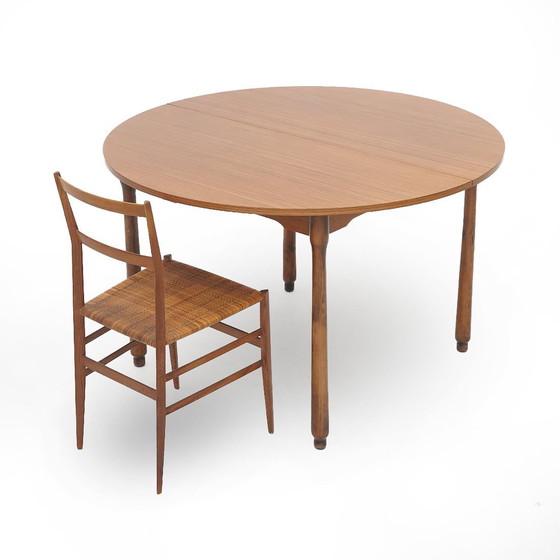 Image 1 of Rond teak tafelblad, 1960S