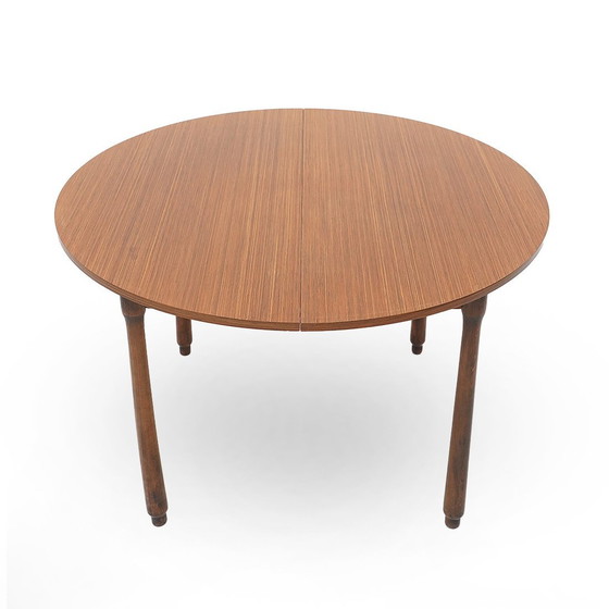 Image 1 of Rond teak tafelblad, 1960S