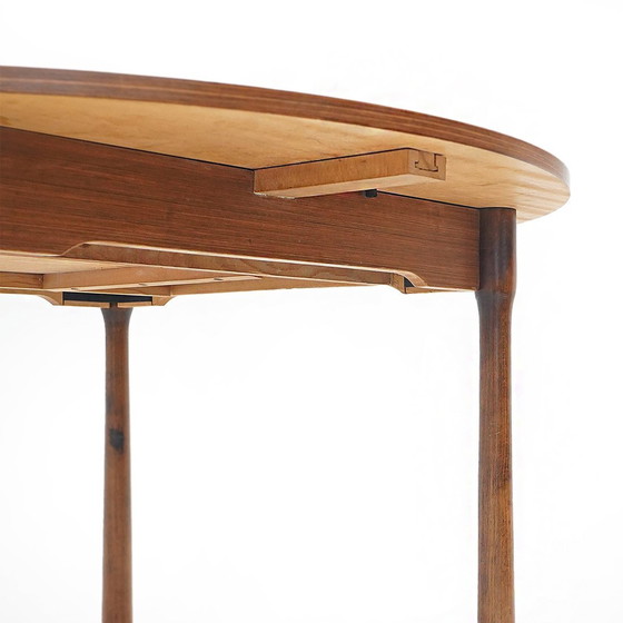 Image 1 of Rond teak tafelblad, 1960S