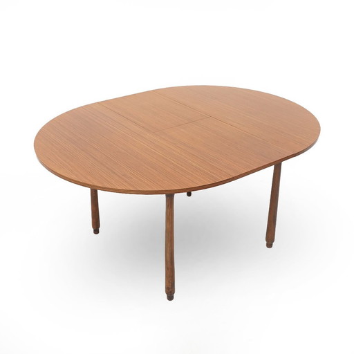 Rond teak tafelblad, 1960S