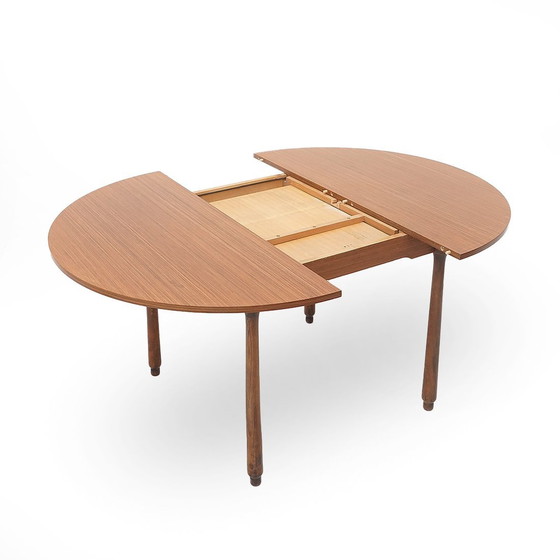 Image 1 of Rond teak tafelblad, 1960S