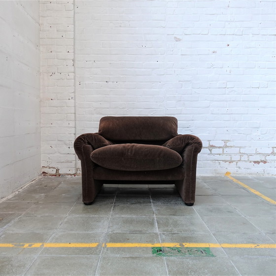Image 1 of Vintage Maralunga lounge stoel