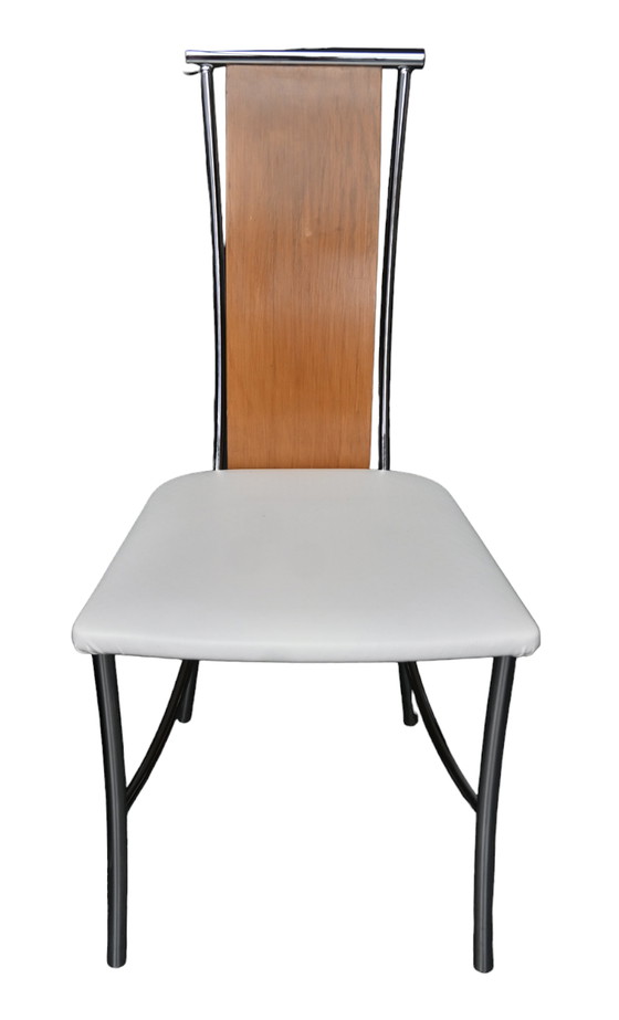 Image 1 of 2x Vintage Italiaanse design stoel