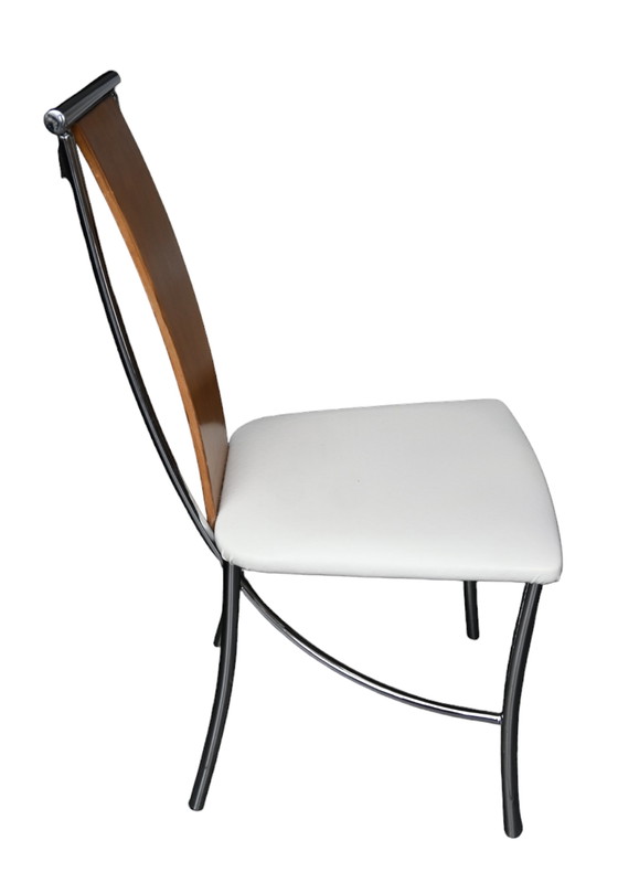 Image 1 of 2x Vintage Italiaanse design stoel