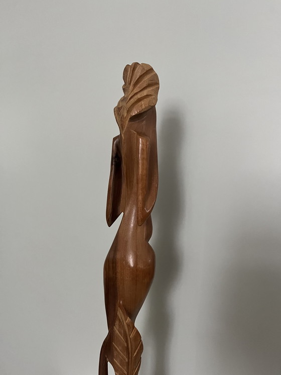 Image 1 of Vintage Beeld Vrouw Art Deco 