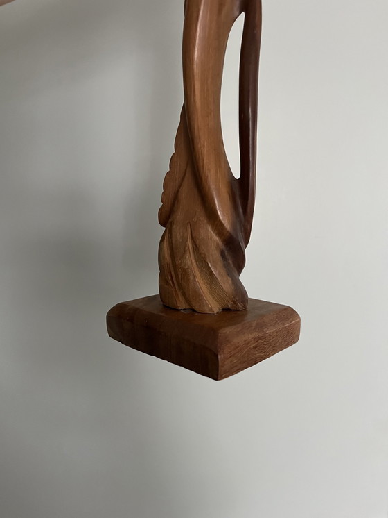 Image 1 of Vintage Beeld Vrouw Art Deco 