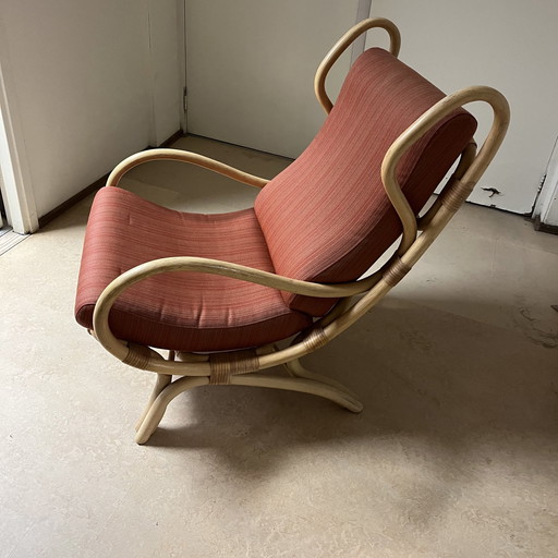 Vintage Rotan Fauteuil