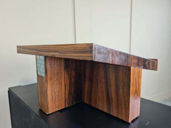 Image 1 of 1 Mid Century Modern Teak Lessenaar