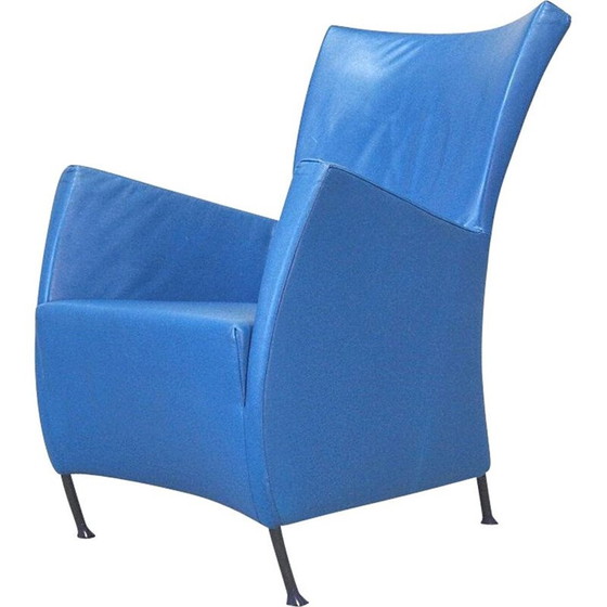 Image 1 of Vintage Windy fauteuil in leer van Gijs Papavoine voor Montis 1990