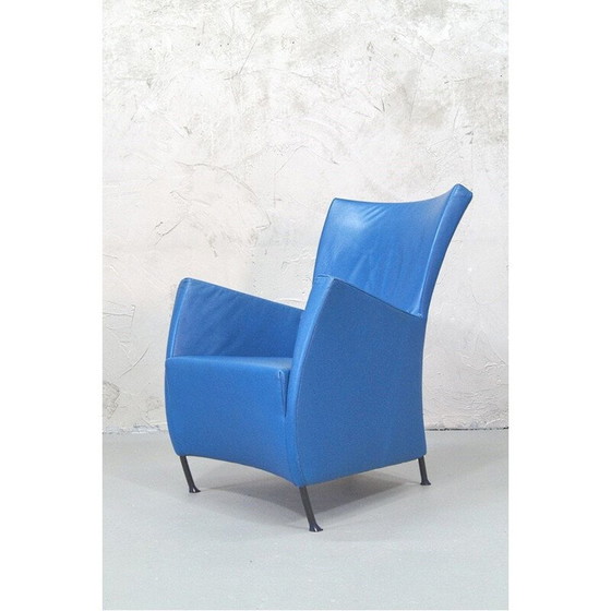 Image 1 of Vintage Windy fauteuil in leer van Gijs Papavoine voor Montis 1990