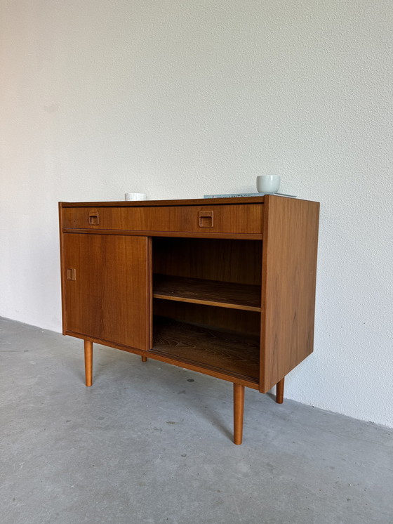 Image 1 of Sideboard Teak Schuifdeurtje En Lade