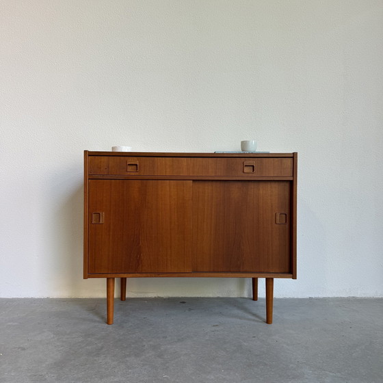 Image 1 of Sideboard Teak Schuifdeurtje En Lade