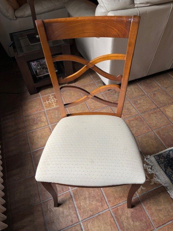 Image 1 of Antieke Eetkamer Met 6 Stoelen