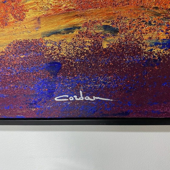 Image 1 of Olieverf op canvas vintage van Cordan