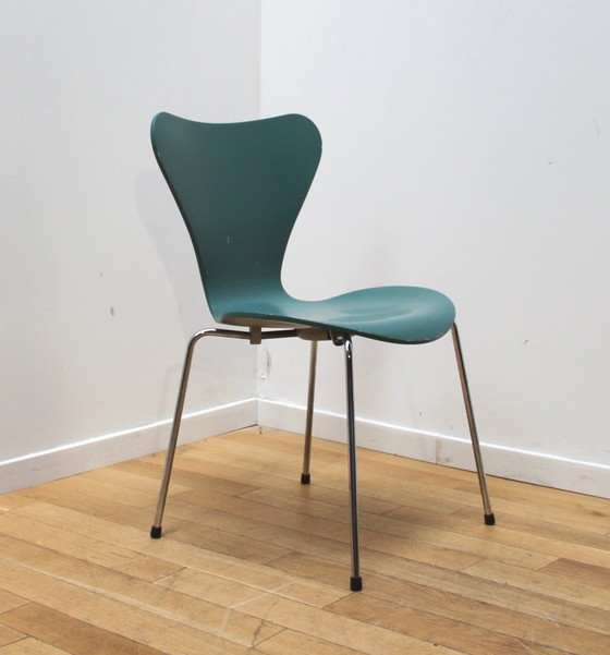 Image 1 of Suite van 9 stoelen 3107, Arne Jacobsen