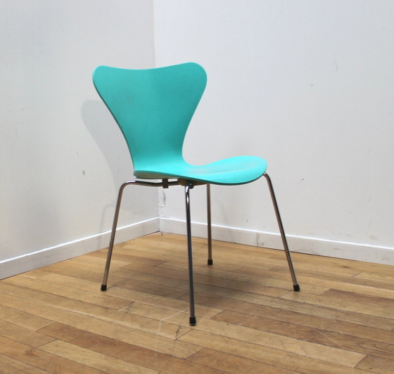 Image 1 of Suite van 9 stoelen 3107, Arne Jacobsen