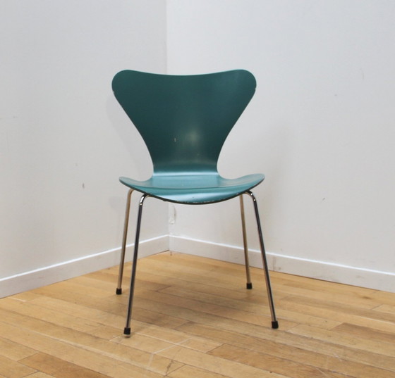 Image 1 of Suite van 9 stoelen 3107, Arne Jacobsen