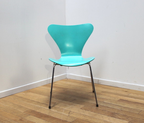 Image 1 of Suite van 9 stoelen 3107, Arne Jacobsen