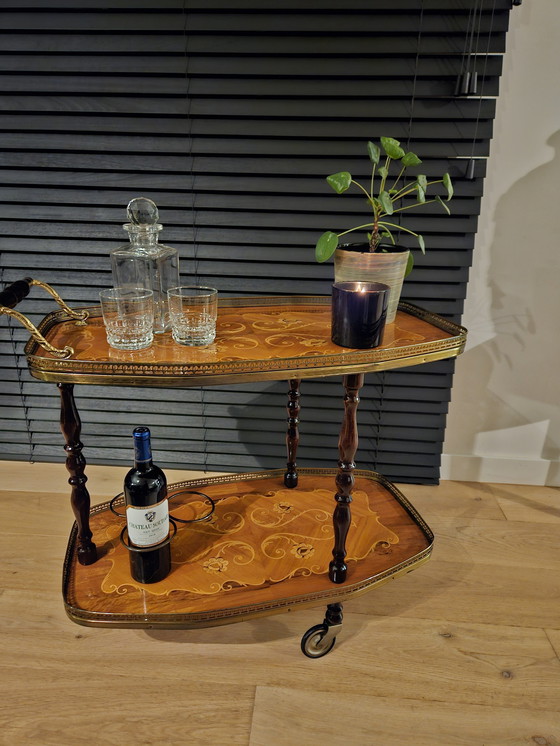 Image 1 of Italiaanse vintage Bar Trolley 1950