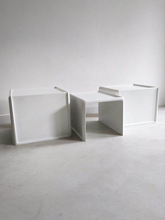 Image 1 of 3x Peter Ghyczy Space Age Nesting Tables