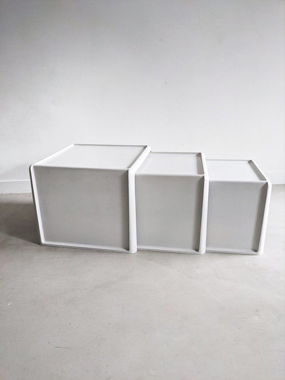 Image 1 of 3x Peter Ghyczy Space Age Nesting Tables