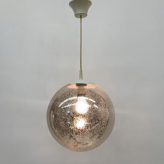 Image 1 of Vintage glazen hanglamp, 1970